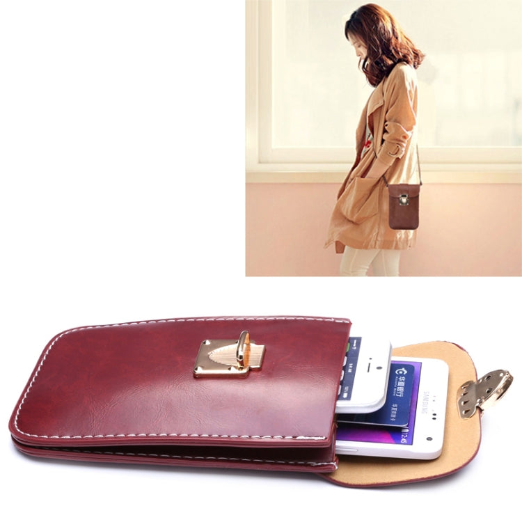 Crazy Horse Texture 3 Layer Multi-function Leather Shoulder Bag for