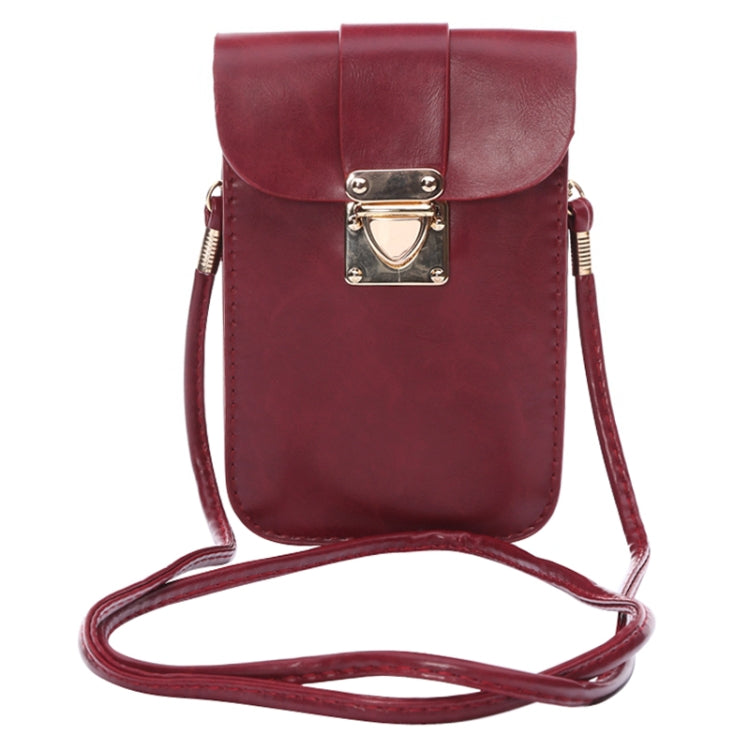 Crazy Horse Texture 3 Layer Multi-function Leather Shoulder Bag for