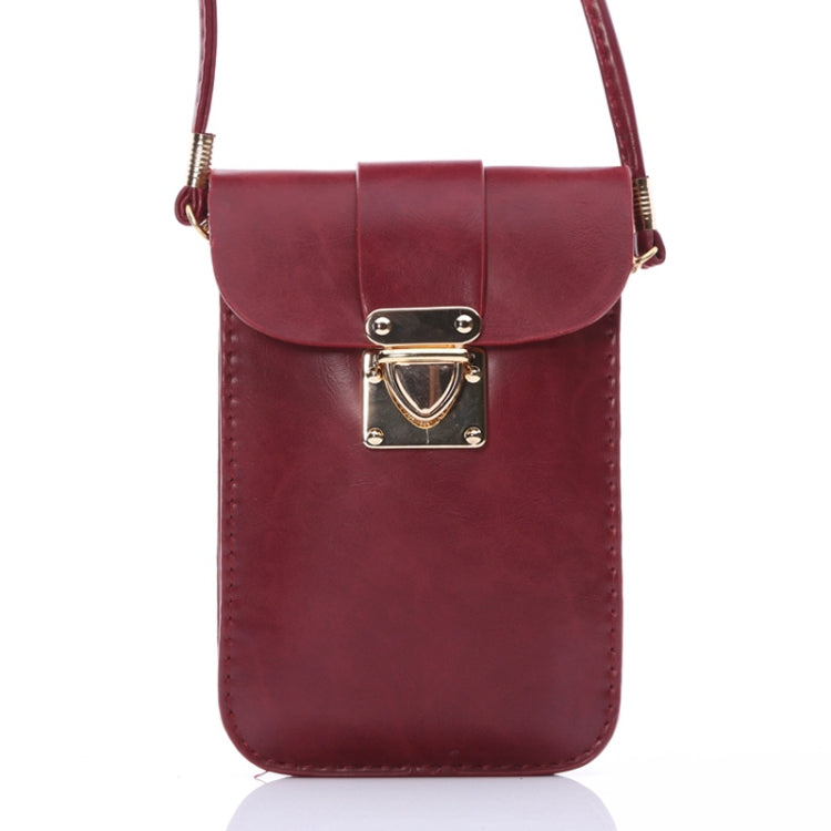 Crazy Horse Texture 3 Layer Multi-function Leather Shoulder Bag for