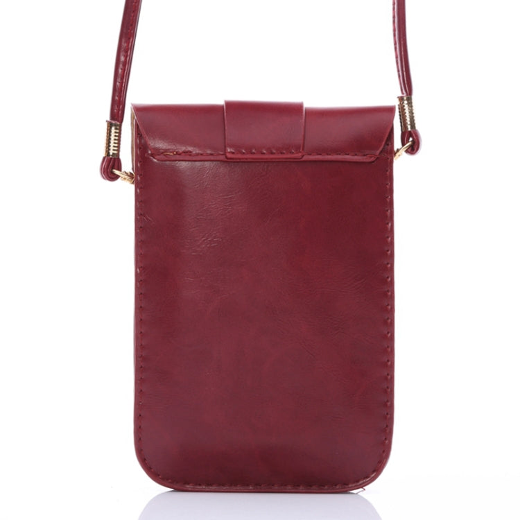 Crazy Horse Texture 3 Layer Multi-function Leather Shoulder Bag for