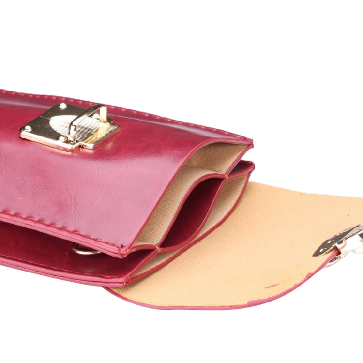 Crazy Horse Texture 3 Layer Multi-function Leather Shoulder Bag for
