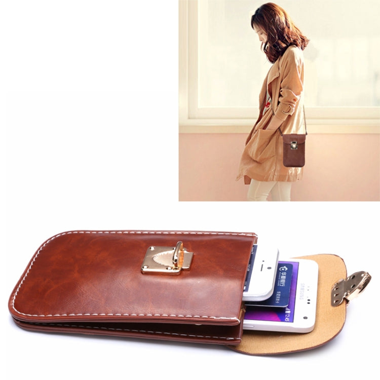 Crazy Horse Texture 3 Layer Multi-function Leather Shoulder Bag for