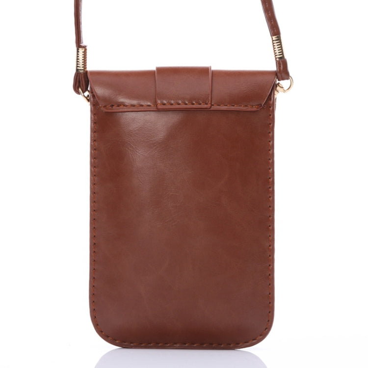 Crazy Horse Texture 3 Layer Multi-function Leather Shoulder Bag for