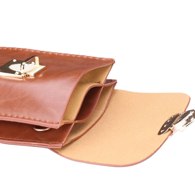 Crazy Horse Texture 3 Layer Multi-function Leather Shoulder Bag for