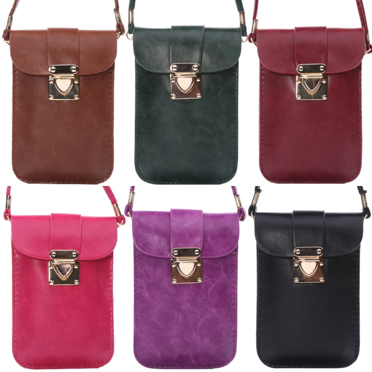 Crazy Horse Texture 3 Layer Multi-function Leather Shoulder Bag for