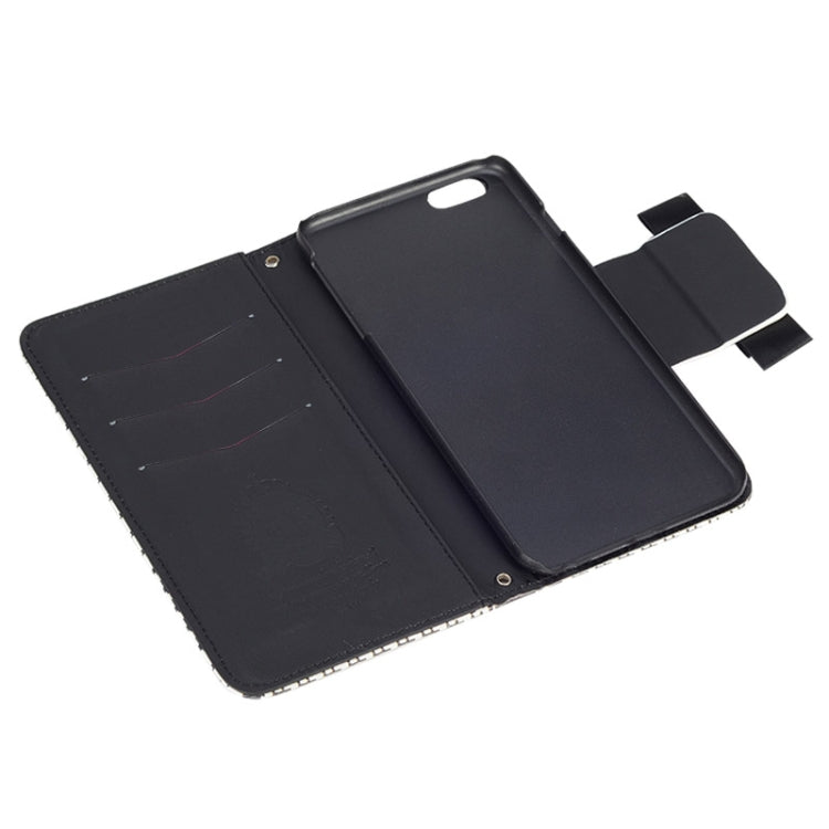 Rose Wallet Style Leather Case with Chain & Card Slots for iPhone 6 & 6S