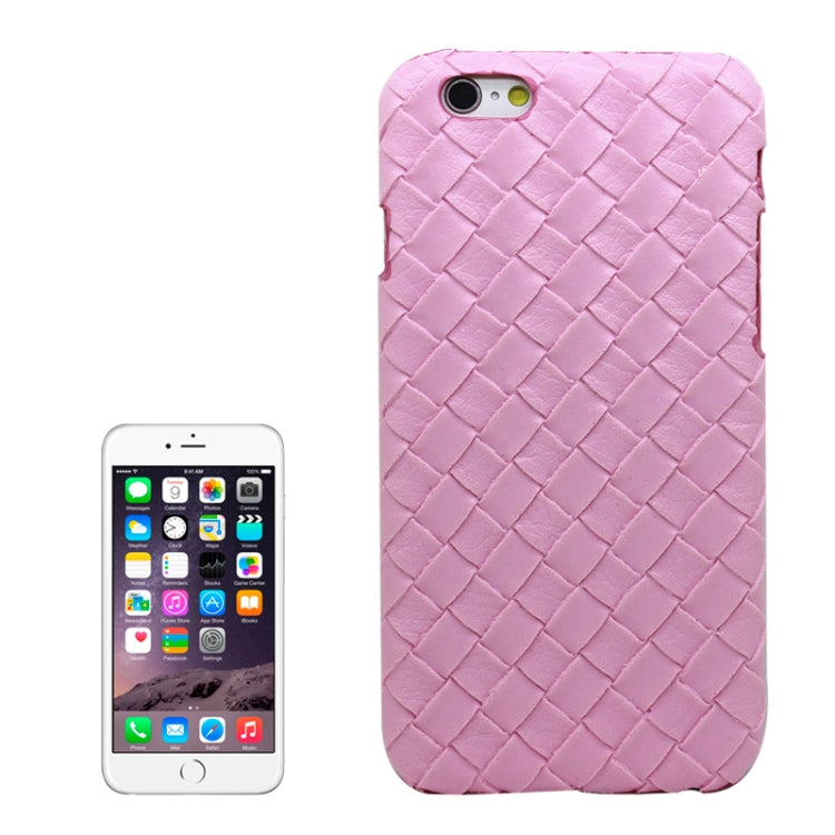 Woven Texture Paste Skin Plastic Case for iPhone 6 & 6S
