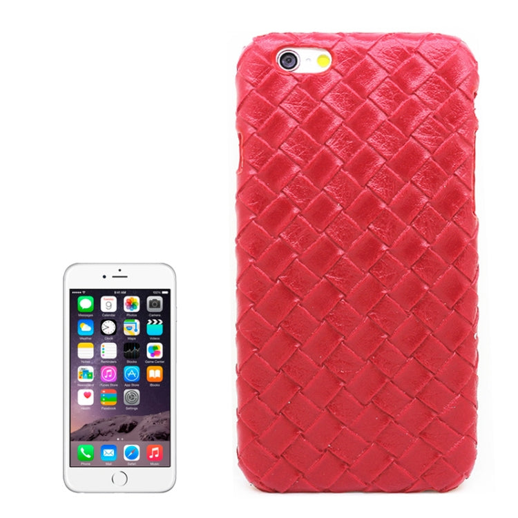 Woven Texture Paste Skin Plastic Case for iPhone 6 & 6S