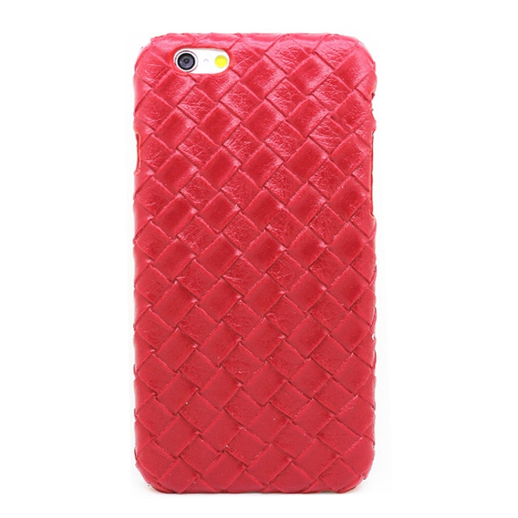 Woven Texture Paste Skin Plastic Case for iPhone 6 & 6S