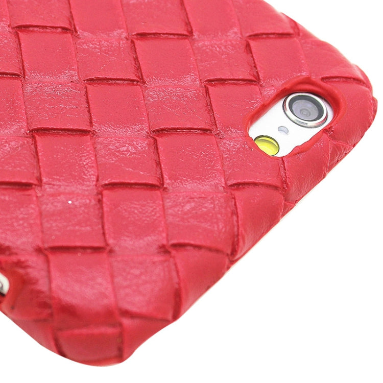 Woven Texture Paste Skin Plastic Case for iPhone 6 & 6S
