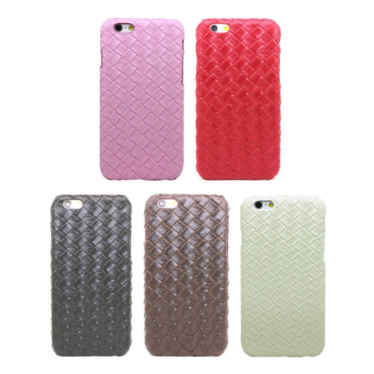 Woven Texture Paste Skin Plastic Case for iPhone 6 & 6S