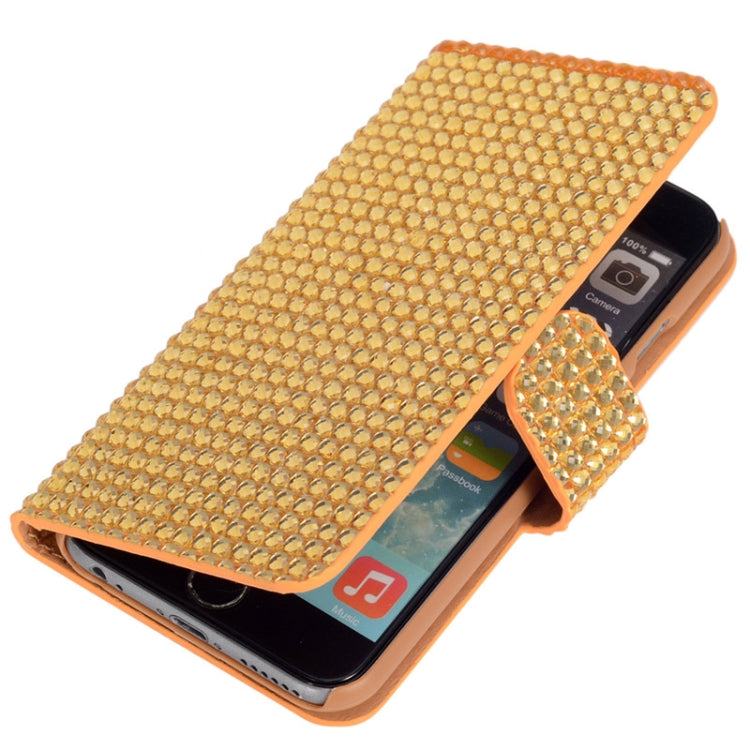 Diamond Texture Leather Case with Card Slots for iPhone 6