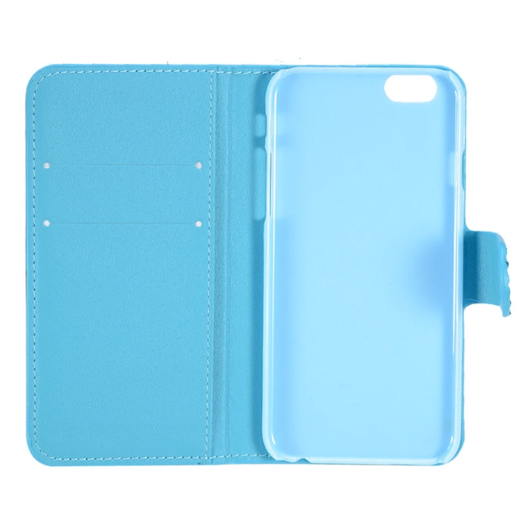 Diamond Texture Leather Case with Card Slots for iPhone 6