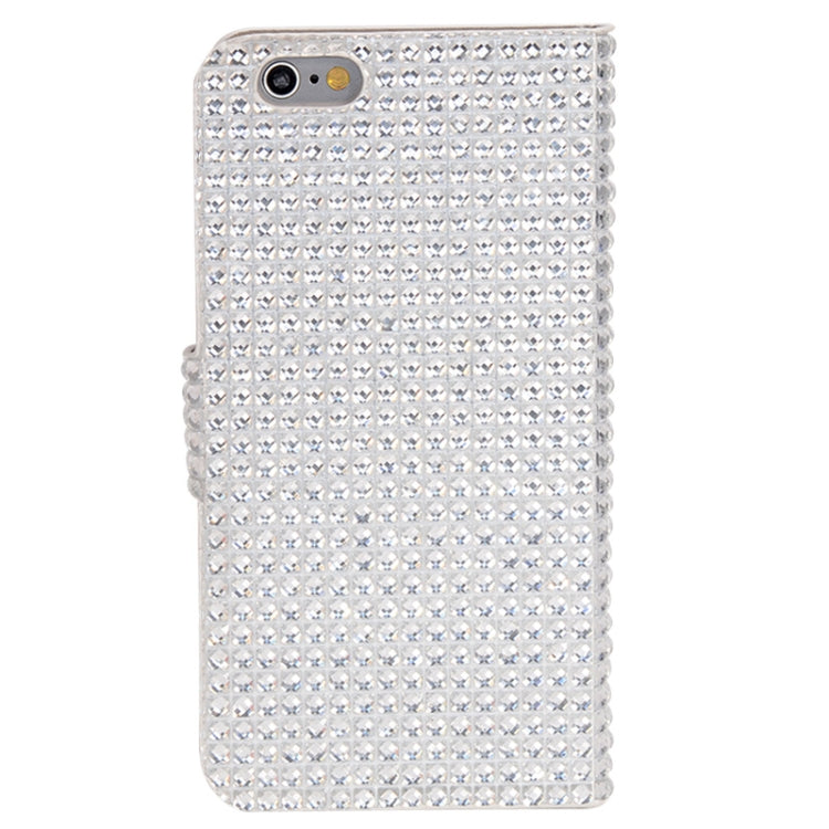 Diamond Texture Leather Case with Card Slots for iPhone 6