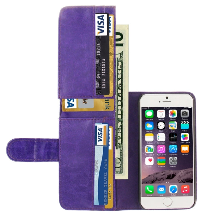 Crazy Horse Texture Wallet Style Leather Case with Card Slots for iPhone 6 & 6S