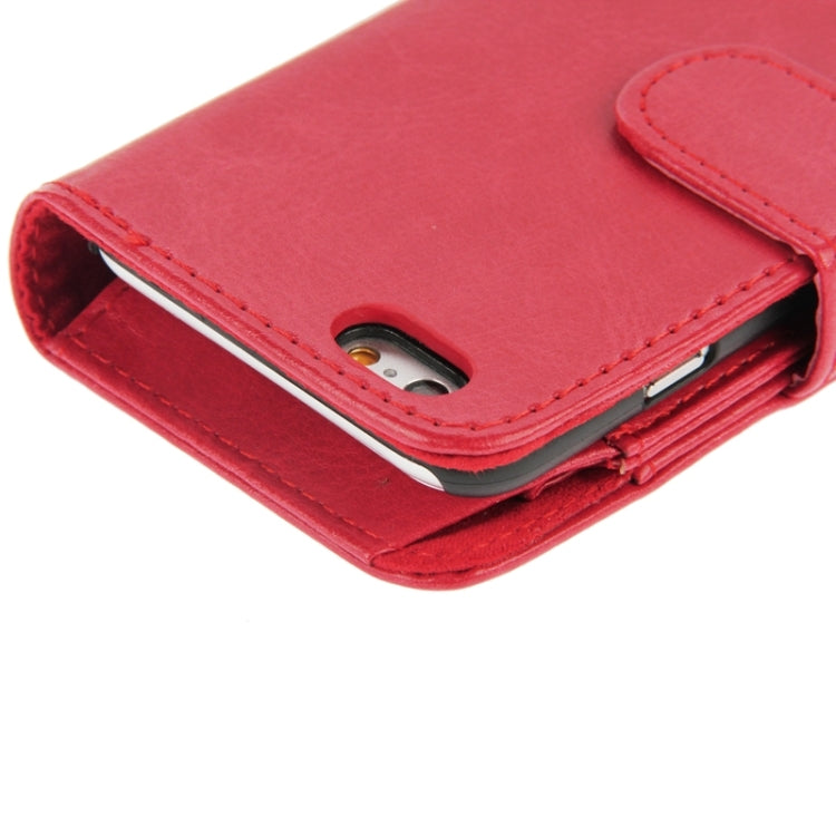 Crazy Horse Texture Wallet Style Leather Case with Card Slots for iPhone 6 & 6S