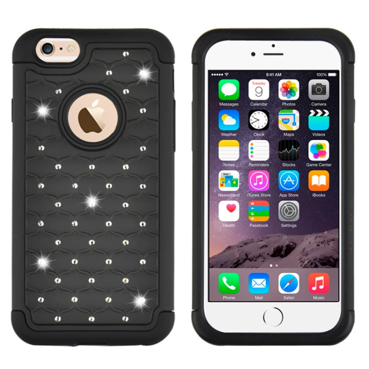 Starry Pattern Silicone + Plastic Combination Case for iPhone 6 & 6S