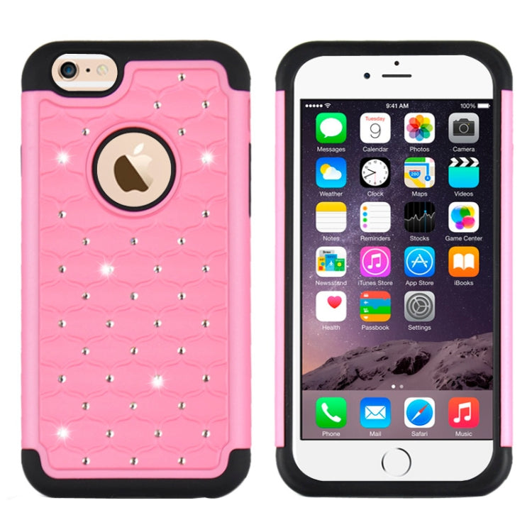 Starry Pattern Silicone + Plastic Combination Case for iPhone 6 & 6S