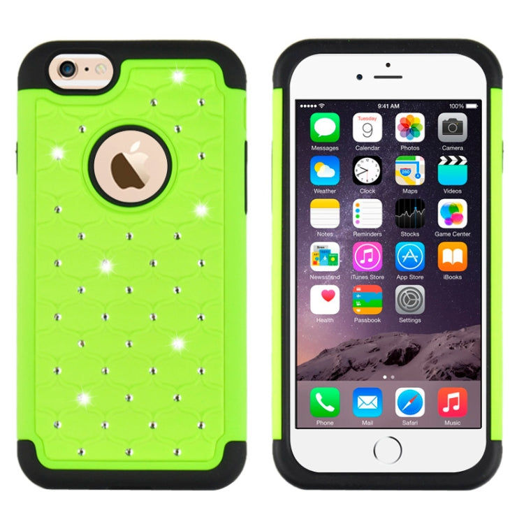 Starry Pattern Silicone + Plastic Combination Case for iPhone 6 & 6S