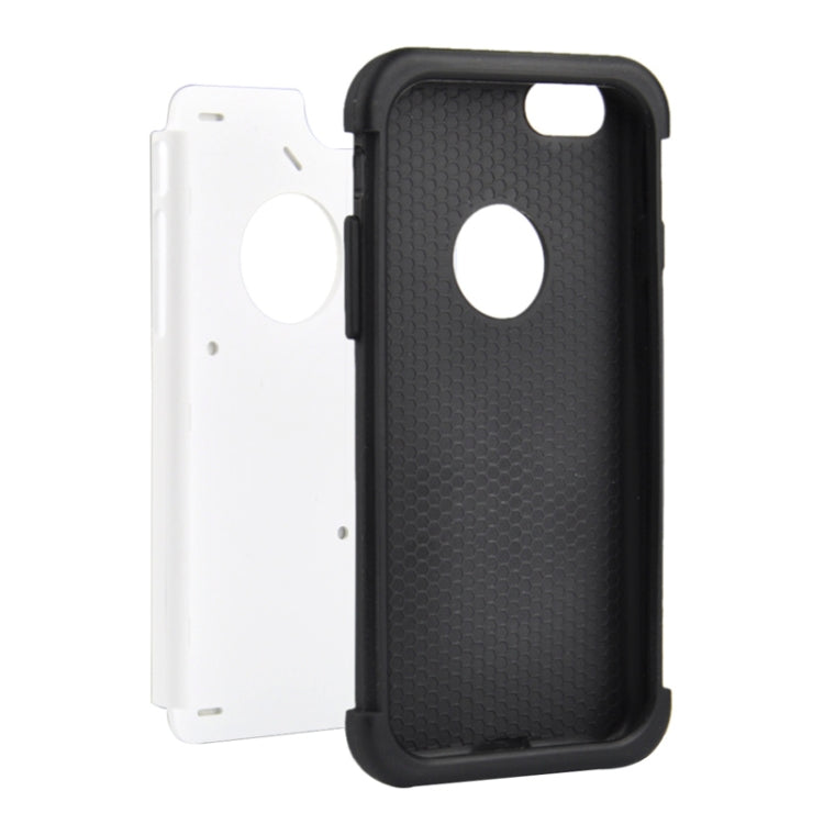 Starry Pattern Silicone + Plastic Combination Case for iPhone 6 & 6S