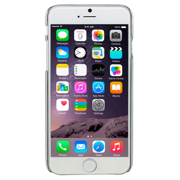 Metal Sheet CD Texture Paste Crystal Frame Case for iPhone 6 & 6S