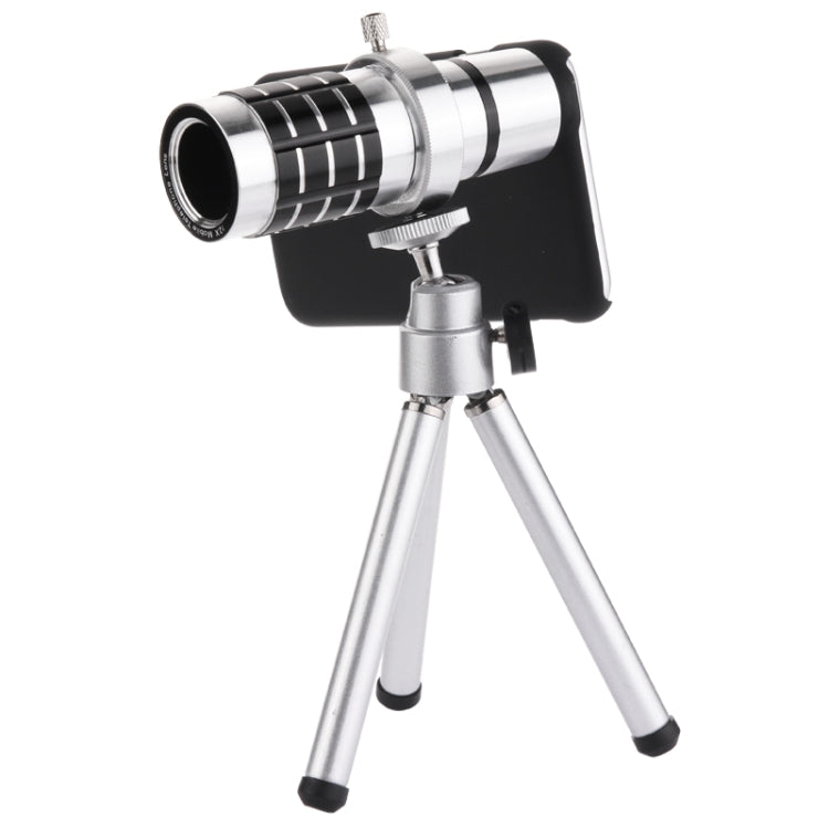 12 X Mobile Telephoto Lens with Tripod and Phone Case for iPhone 6