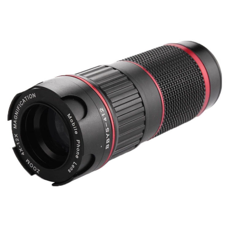 4-12 X Mobile Telephoto Lens with Tripod and Phone Case for iPhone 6