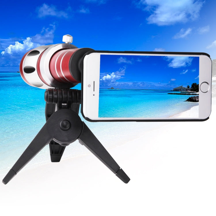 20X Mobile Telephoto Lens with Tripod and Phone Case for iPhone 6