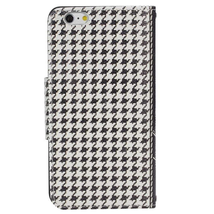 Plaid Texture Wallet Style Leather Case with Chain & Card Slots for iPhone 6 & 6S