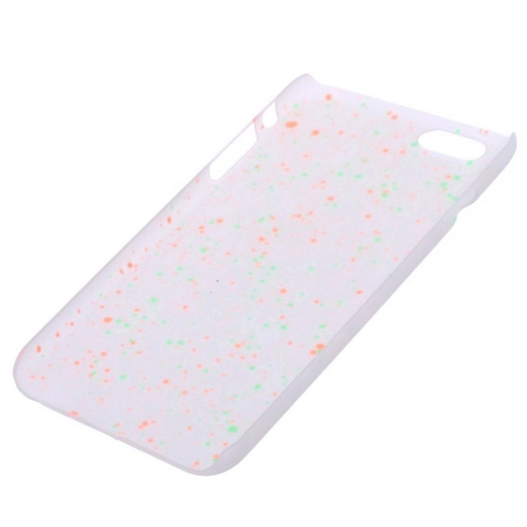 Fluorescent Starry Style Plastic Case for iPhone 6 & 6S (Orange + Green)