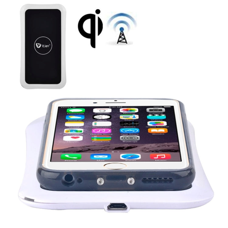 Itian Wireless Charger Transmitter Charging Plate and Receiver for iPhone 6