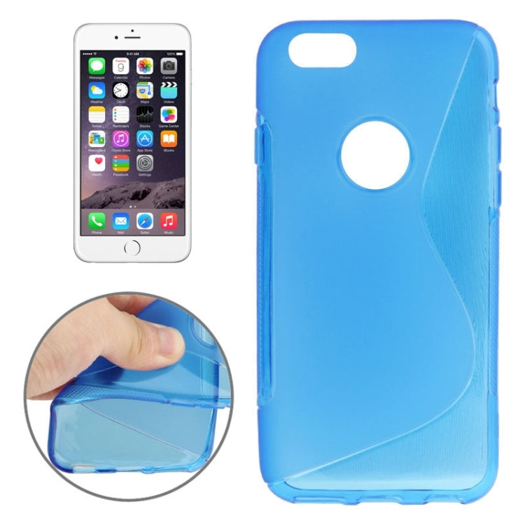 S Line Anti-slip Frosted TPU Protective Case for iPhone 6 & 6S