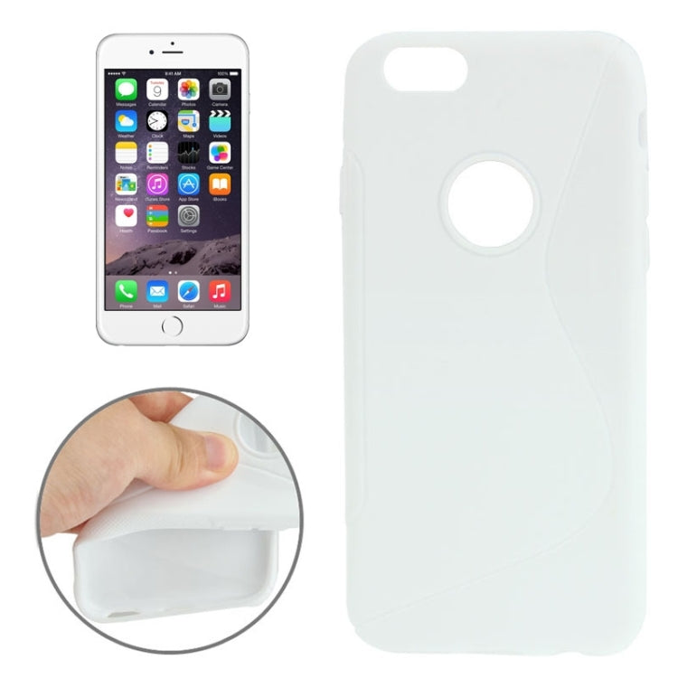 S Line Anti-slip Frosted TPU Protective Case for iPhone 6 & 6S