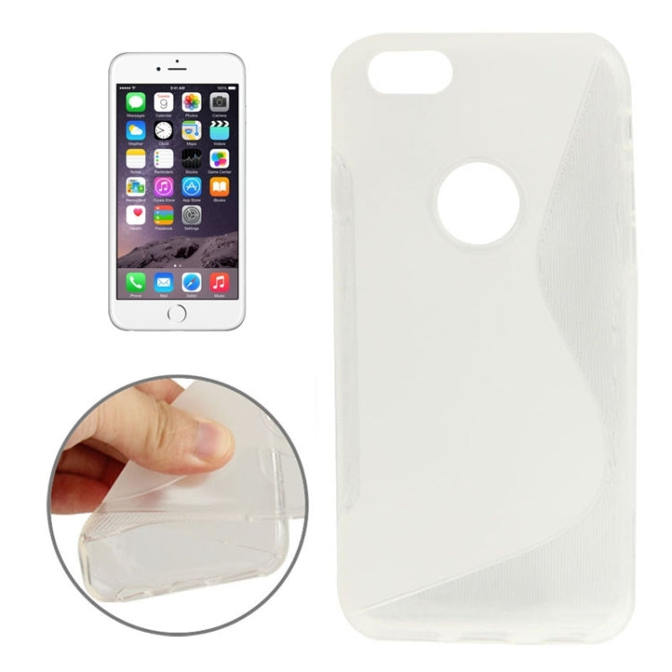 S Line Anti-slip Frosted TPU Protective Case for iPhone 6 & 6S