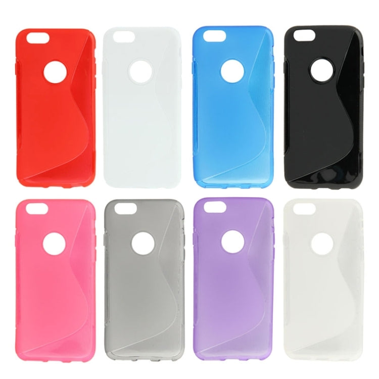 S Line Anti-slip Frosted TPU Protective Case for iPhone 6 & 6S