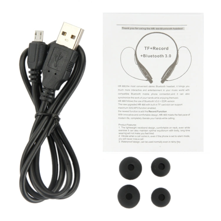 Sports Neck-strap Bluetooth Stereo Headset, Supporting TF Card
