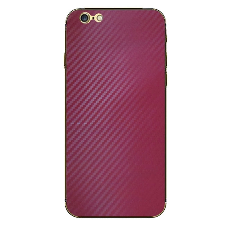 Carbon Fiber Texture Mobile Phone Decal Stickers for iPhone 6 & 6S