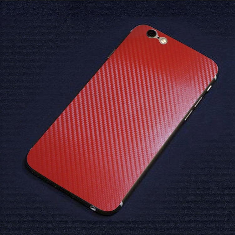 Carbon Fiber Texture Mobile Phone Decal Stickers for iPhone 6 & 6S