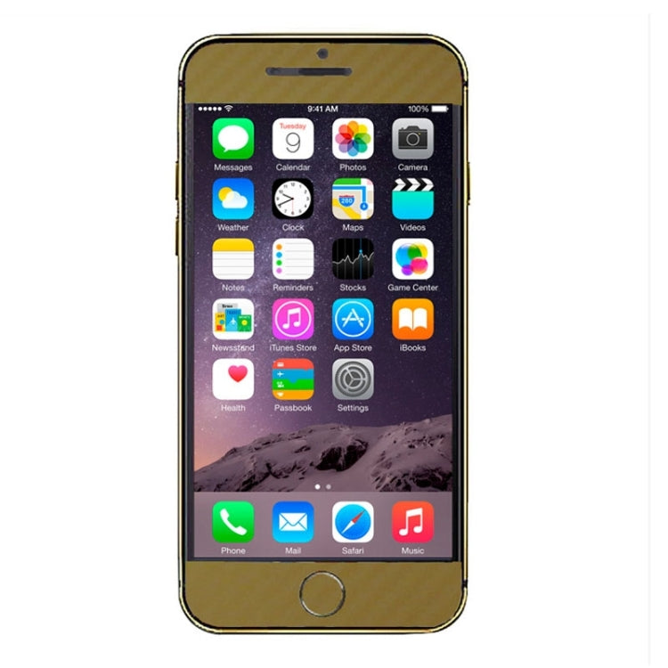 Carbon Fiber Texture Mobile Phone Decal Stickers for iPhone 6 & 6S