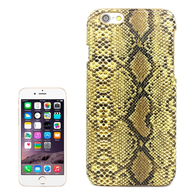 For iPhone 6 Snakeskin Pattern Paste Skin Hard Case