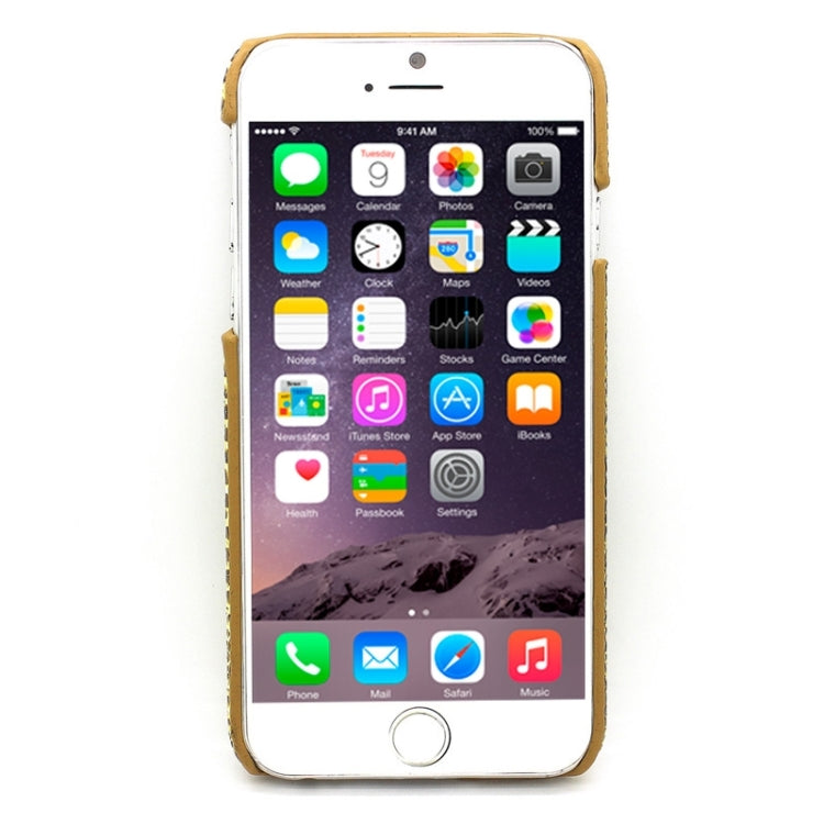 For iPhone 6 Snakeskin Pattern Paste Skin Hard Case