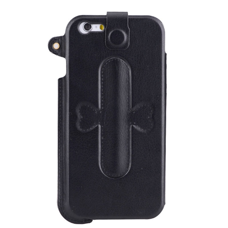 For iPhone 6 Ultrathin PU Leather Case with Shrapnel Holder