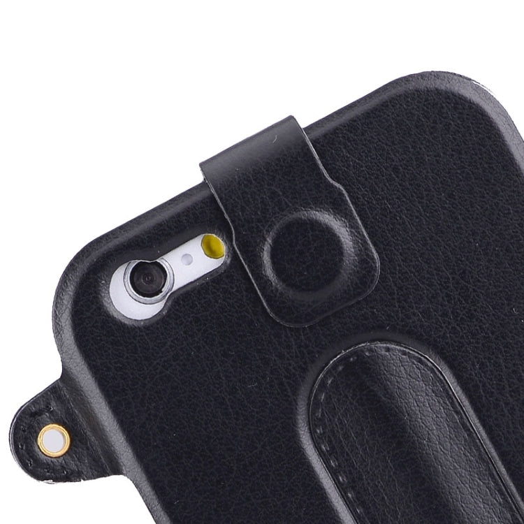 For iPhone 6 Ultrathin PU Leather Case with Shrapnel Holder