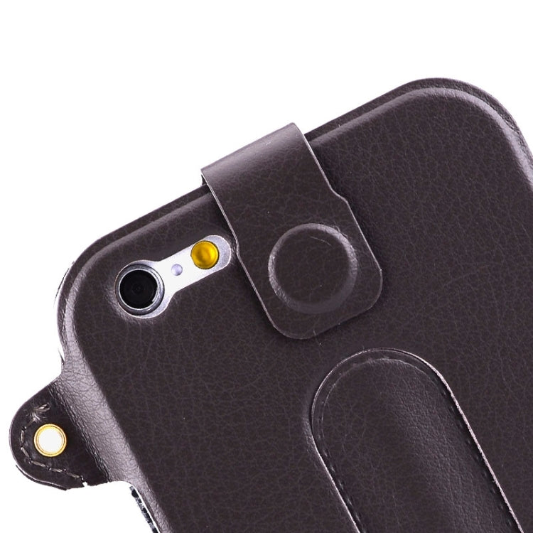 For iPhone 6 Ultrathin PU Leather Case with Shrapnel Holder