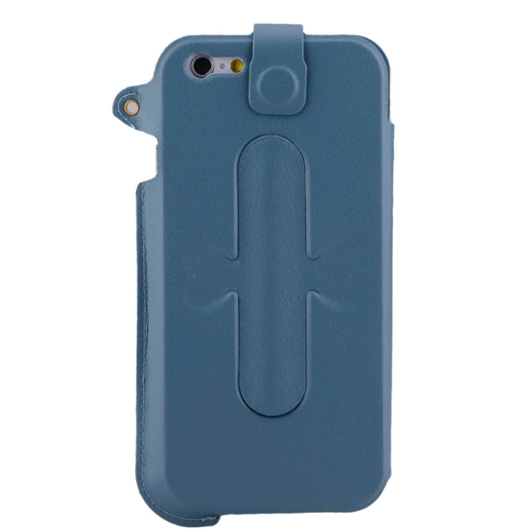 For iPhone 6 Ultrathin PU Leather Case with Shrapnel Holder