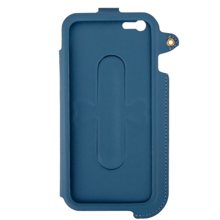 For iPhone 6 Ultrathin PU Leather Case with Shrapnel Holder