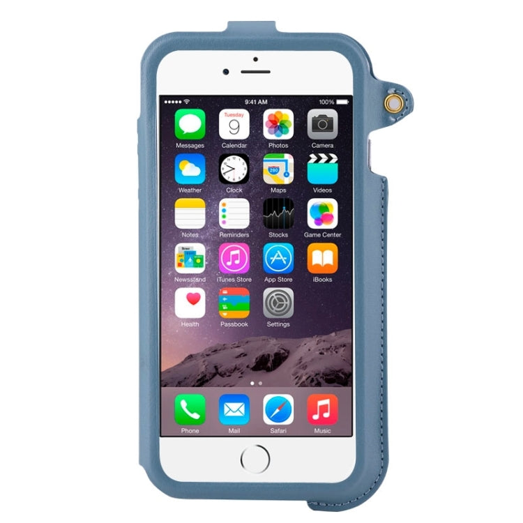 For iPhone 6 Ultrathin PU Leather Case with Shrapnel Holder