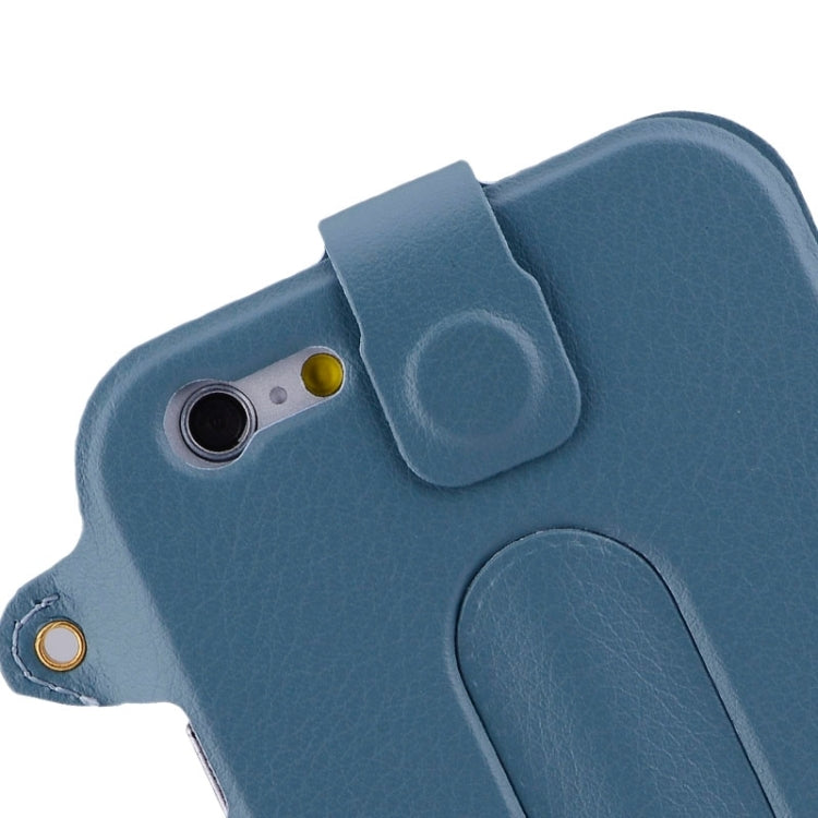 For iPhone 6 Ultrathin PU Leather Case with Shrapnel Holder