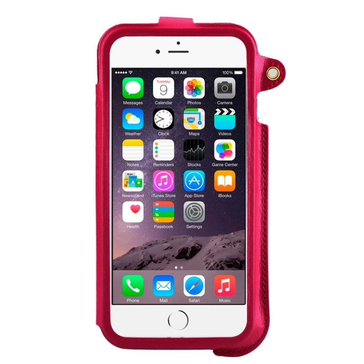 For iPhone 6 Ultrathin PU Leather Case with Shrapnel Holder