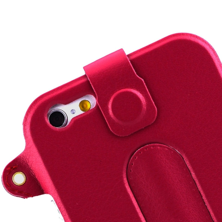 For iPhone 6 Ultrathin PU Leather Case with Shrapnel Holder